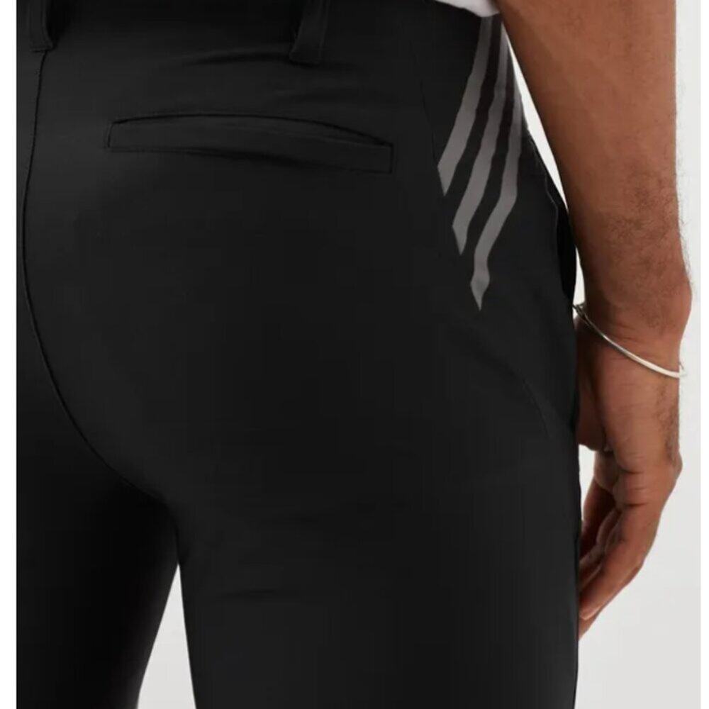 Adidas Men's Ultimate 365 3-Stripes Tapered Black Pant Size 34x34 - Picture 2 of 12